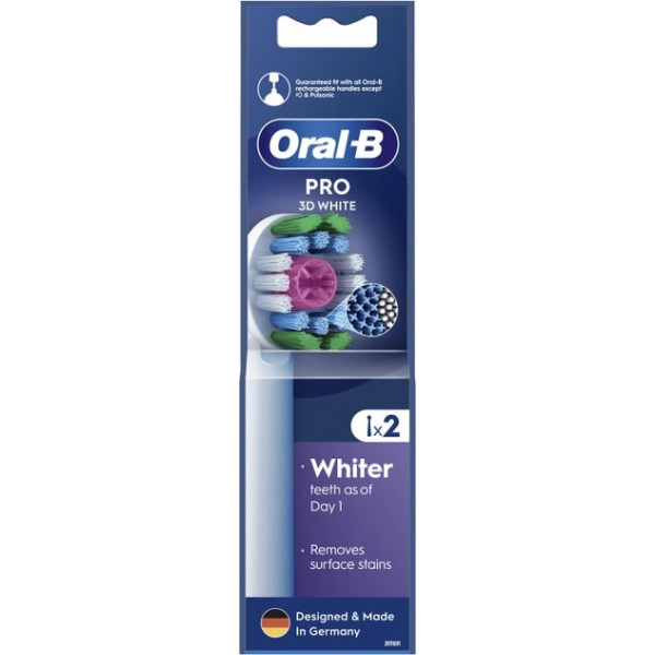 Насадка для зубної електрощітки Braun Oral-B Pro 3D White EB18pRX (2 шт.)