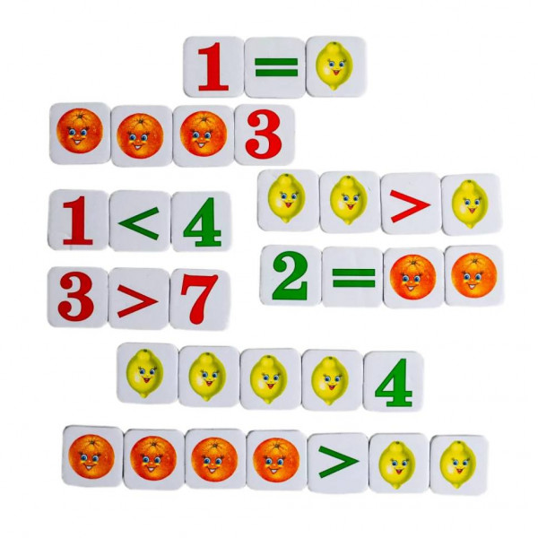 Настільна гра Математика на магнітах. Навчальна гра