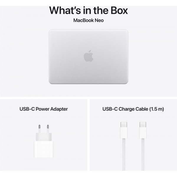Ноутбук Apple MacBook Neo 13" A18 Pro 8/256GB 2026 (MHFA4UA/A) Silver