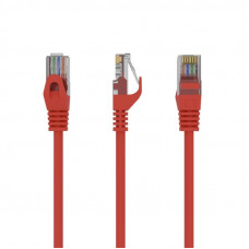 Патч-корд UTP Cablexpert (PP6U-2M/R) cat.6, літий, 50u штекер із засувкою, 2 м, червоний