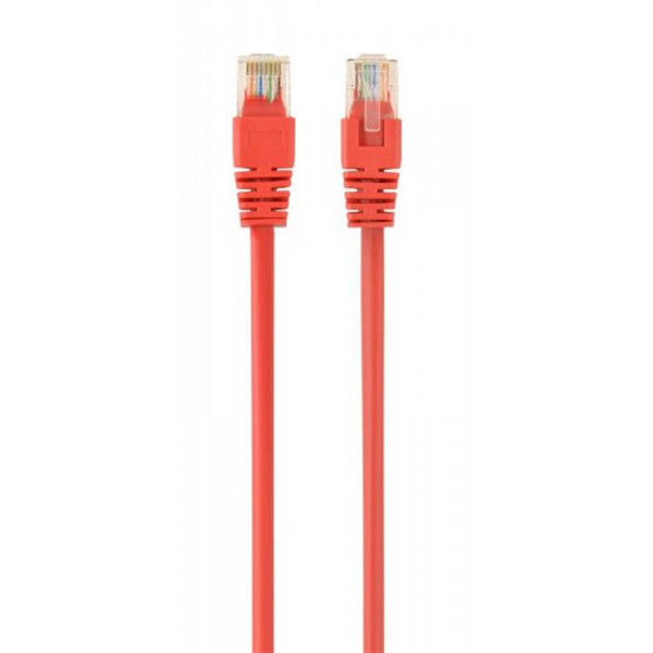 Патч-корд UTP Cablexpert (PP6U-2M/R) cat.6, літий, 50u штекер із засувкою, 2 м, червоний