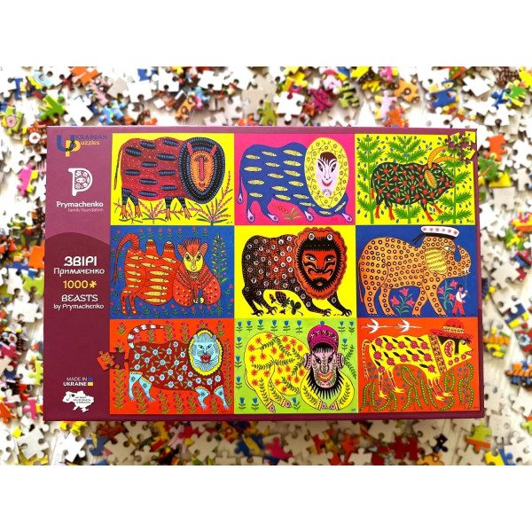 Пазл UkrainianPuzzles Звірі Примаченко