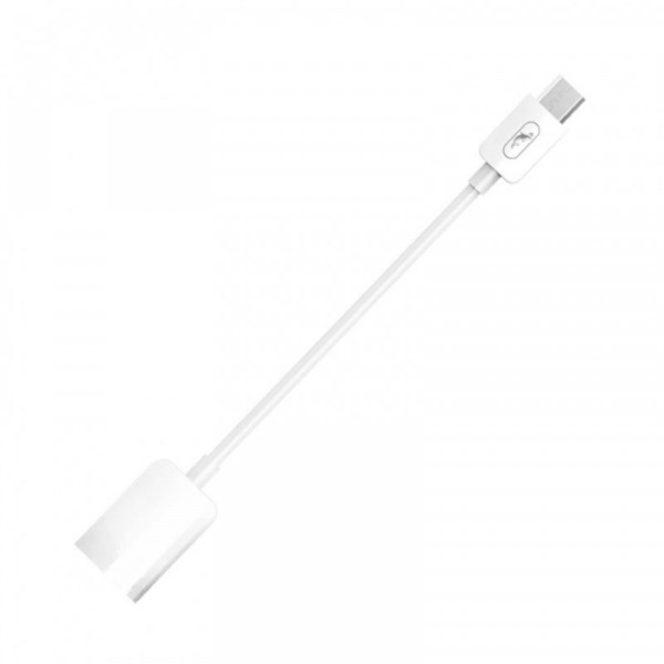 Перехідник SkyDolphin OT03 OTG USB - micro USB (F/M) White (ADPT-00019)