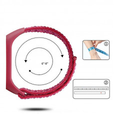 Ремінець BeCover Nylon Style для Xiaomi Mi Smart Band 7 Lime-Gray (707664)