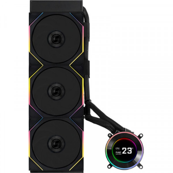 Система водяного охолодження Lian Li HydroShift II LCD-C 360TL Black (G89.GHS2LCD36TB.00)