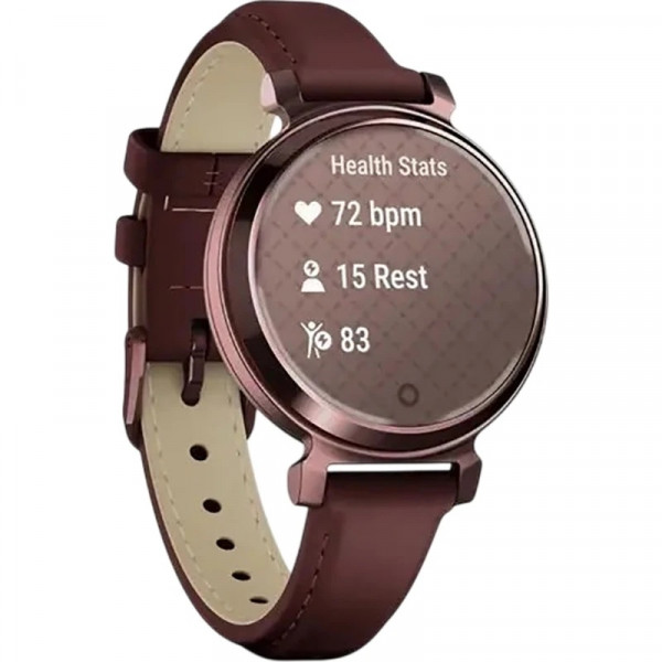 Смарт-годинник Garmin Lily 2 Classic Dark Bronze with Mulberry Leather Band (010-02839-03)