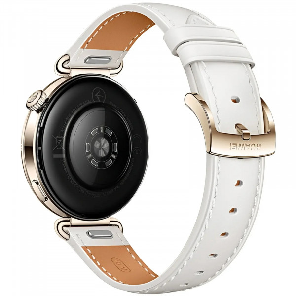 Смарт-годинник Huawei Watch GT 6 41mm Gold with White Composite Leather Strap (55020FTN)