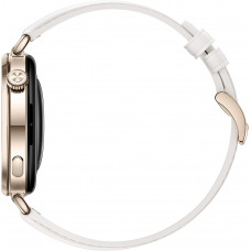 Смарт-годинник Huawei Watch GT 6 41mm Gold with White Composite Leather Strap (55020FTN)
