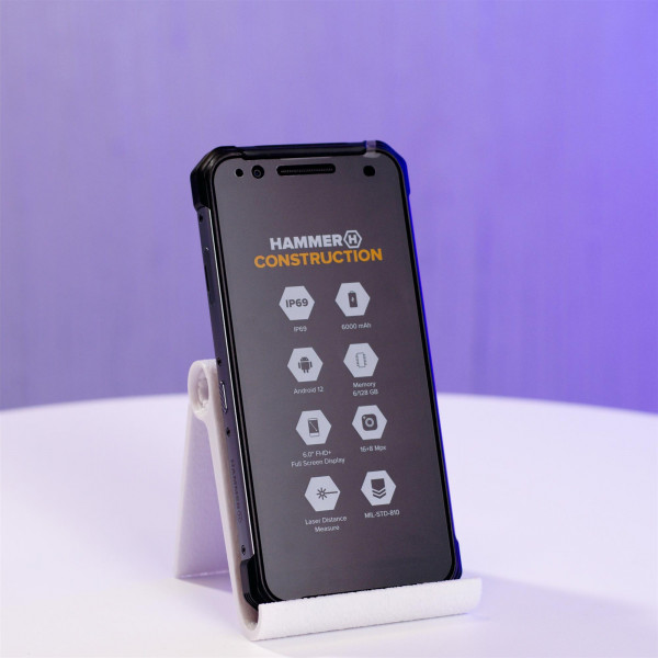 Смартфон myPhone Hammer Construction 6/128GB Silver (5902983620365)