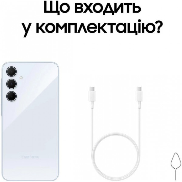 Смартфон Samsung Galaxy A35 SM-A356 8/256GB Dual Sim Light Blue (SM-A356BLBGEUC)