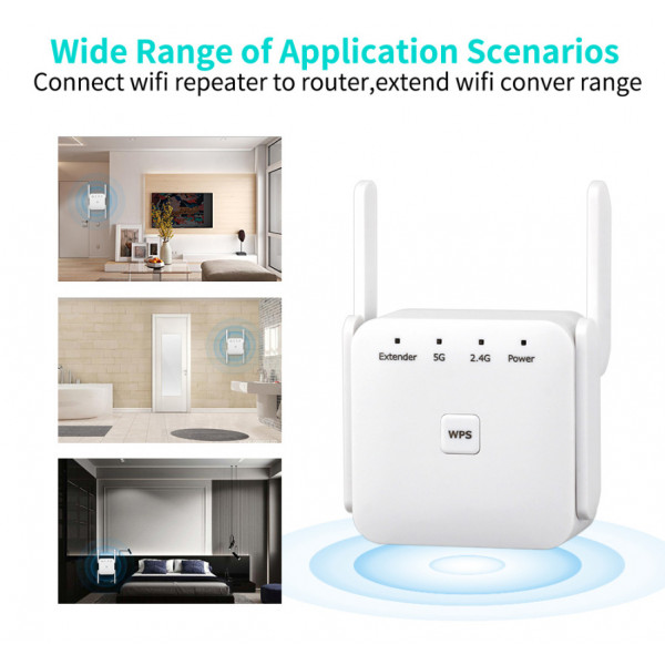 Точка доступу Fenvi FWD-R1208U Wi-Fi Repeater Booster 2.4G/5GHz