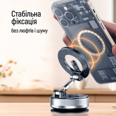 Тримач автомобільний СolorWay MagSafe 360° Black (CW-CHM21-BK)