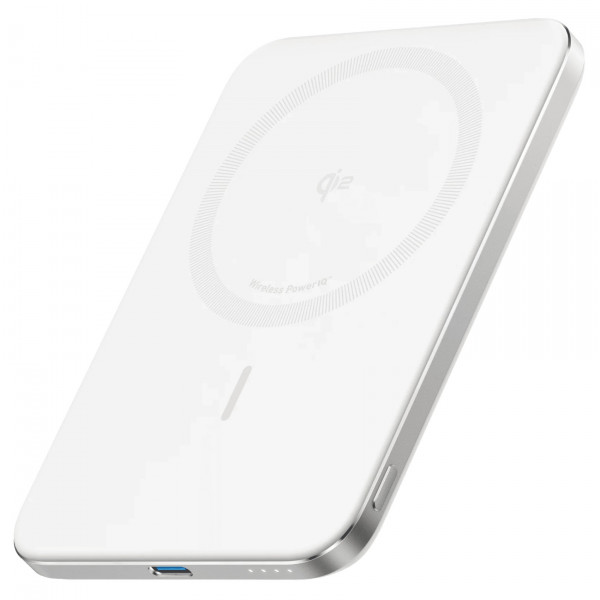 Універсальна мобільна батарея Anker Nano MagGo Slim 5000mAh 20W White (A1665H21)