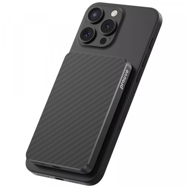 Універсальна мобільна батарея Proove Carbon Slim 20W 5000mAh Black (PBCS20010001)