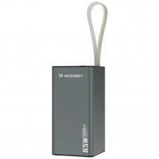 Універсальна мобільна батарея Wozinsky K65+ 30000 65W Gray (5907769364457)