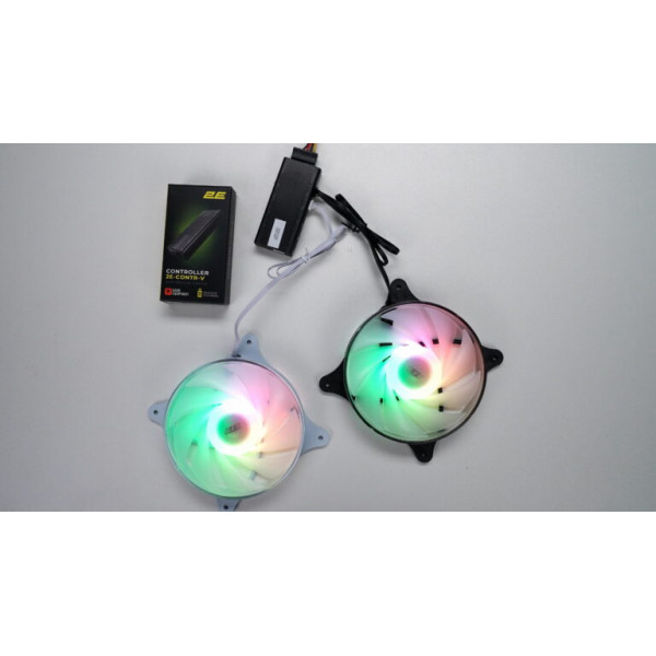 Вентилятор 2E Gaming Air Cool Black (2E-ACF120VB-ARGB)