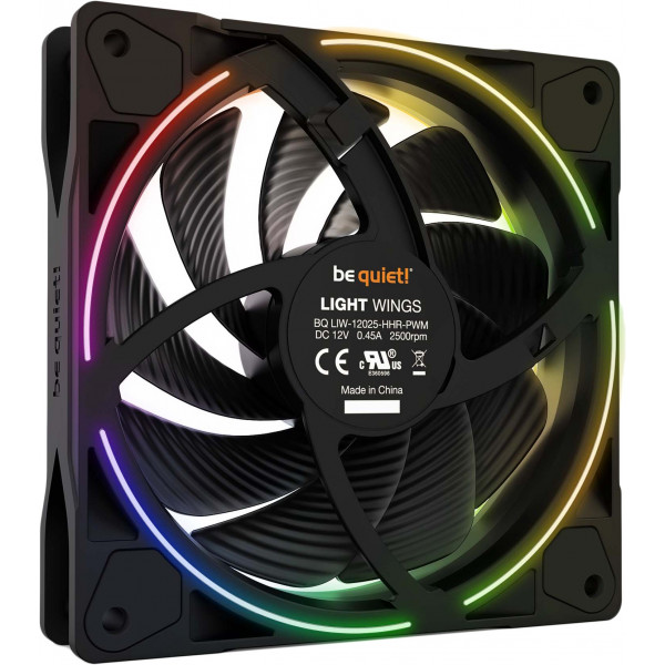 Вентилятор be quiet! Light Wings 120mm PWM High-Speed Black (BL073)