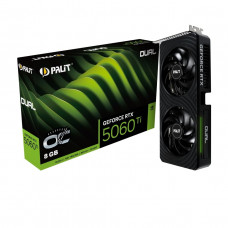 Відеокарта GF RTX 5060 Ti 8GB GDDR7 Dual OC Palit (NE7506TT19P1-GB2062D)