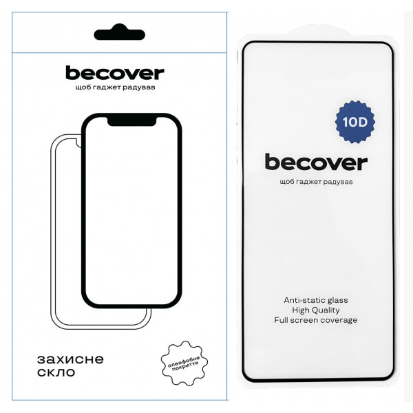 Захисне скло BeCover для Blackview A100 10D Black (711528)