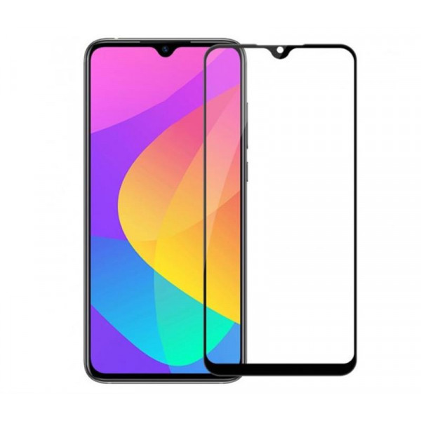 Захисне скло для Samsung Galaxy A10s SM-A107/M01s SM-M017 Black, 0.3мм, 4D ARC, Люкс (Z15091)