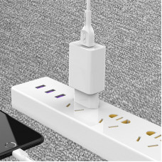 Зарядний пристрій SkyDolphin SC36L (1USB, 2.4A) White (MZP-000116) + кабель Lightning