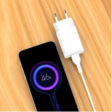 Зарядний пристрій SkyDolphin SC36L (1USB, 2.4A) White (MZP-000116) + кабель Lightning