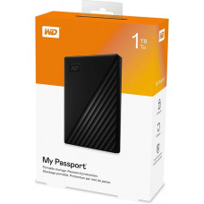 Зовнішній жорсткий диск 2.5" USB 1.0TB WD My Passport Black (WDBYVG0010BBK-WESN)_Bulk