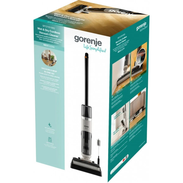 Акумуляторний миючий пилосос Gorenje SFC216100G