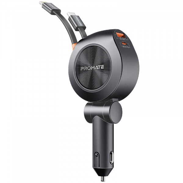 Автомобільний зарядний пристрій Promate DriveGear-R2 88W Black