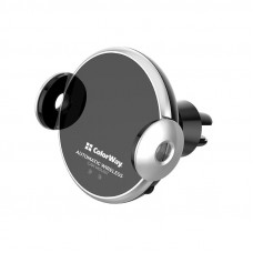 Бездротовий автомобільний зарядний пристрій ColorWay AutoSense Car Wireless Charger 2 10W Black (CW-CHAW035Q-BK)