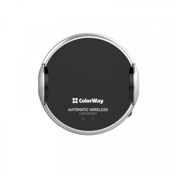 Бездротовий автомобільний зарядний пристрій ColorWay AutoSense Car Wireless Charger 2 10W Black (CW-CHAW035Q-BK)