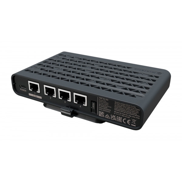 Бездротовий маршрутизатор MikroTik hAP be lite (A42G-HbeP)