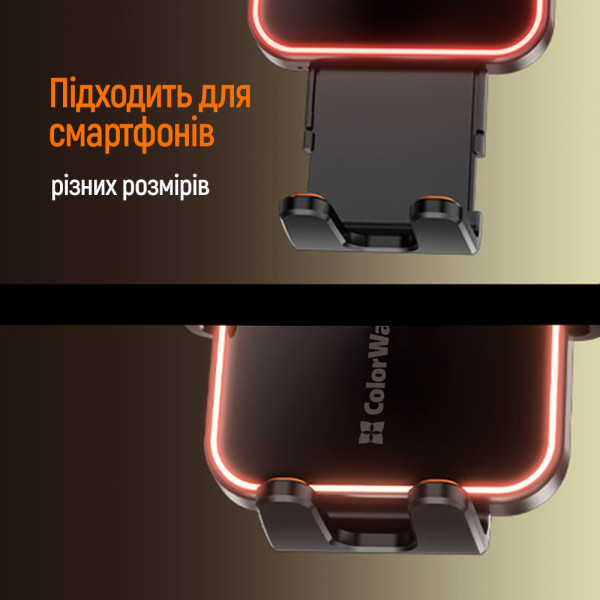 Бездротовий зарядний пристрій СolorWay Ultra-mini 15W Black (CW-CHAW069Q-BK)