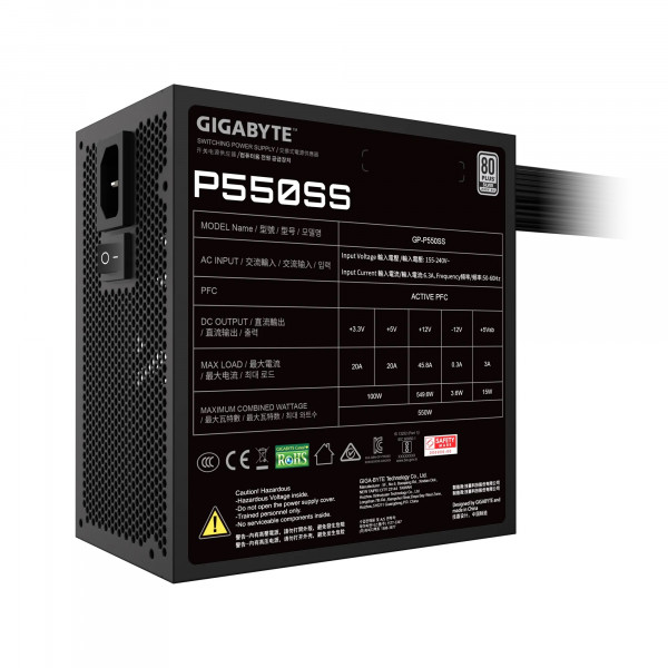 Блок живлення Gigabyte 550W GP-P550SS