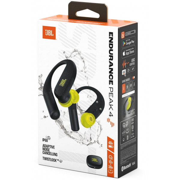 Bluetooth-гарнітура JBL Endurance Peak 4 Black (JBLENDUPEAK4BLKL)