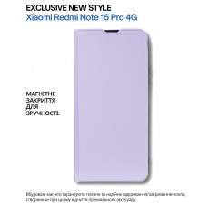 Чохол-книжка BeCover Exclusive New Style для Xiaomi Redmi Note 15 Pro 4G Purple (714932)