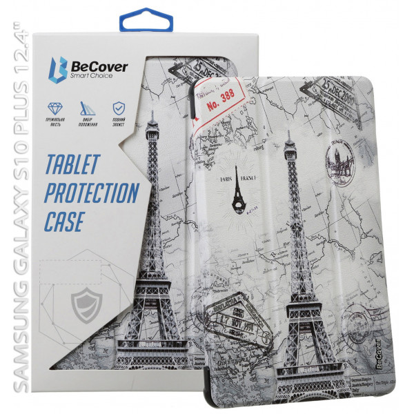 Чохол-книжка BeCover Smart Case для Samsung Galaxy Tab S10 Plus SM-X820/SM-X826 Paris (712246)