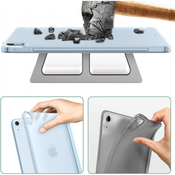 Чохол-книжка BeCover Tri Fold Hard для Apple iPad Air 11" M4 2026 Light Blue (715245)