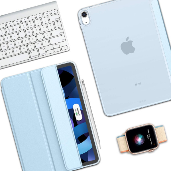 Чохол-книжка BeCover Tri Fold Hard для Apple iPad Air 11" M4 2026 Light Blue (715245)