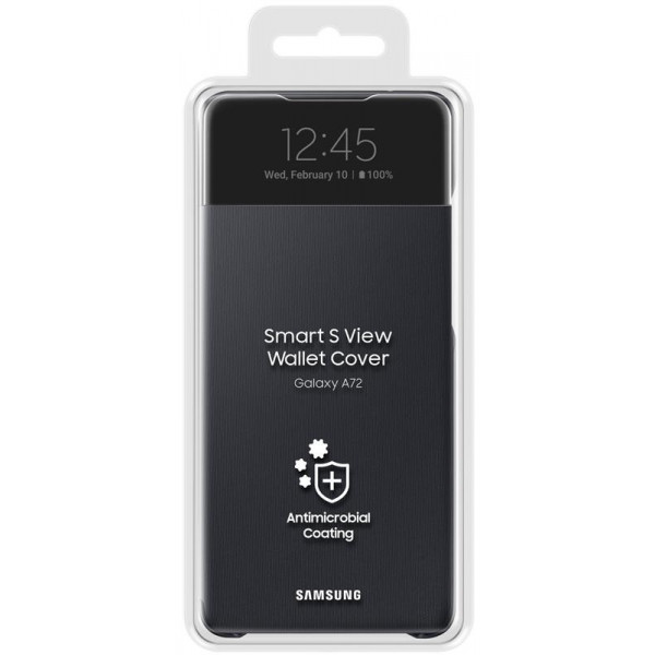 Чохол-книжка Samsung S View Wallet Cover для Samsung Galaxy A72 SM-A725 Black (EF-EA725PBEGRU)