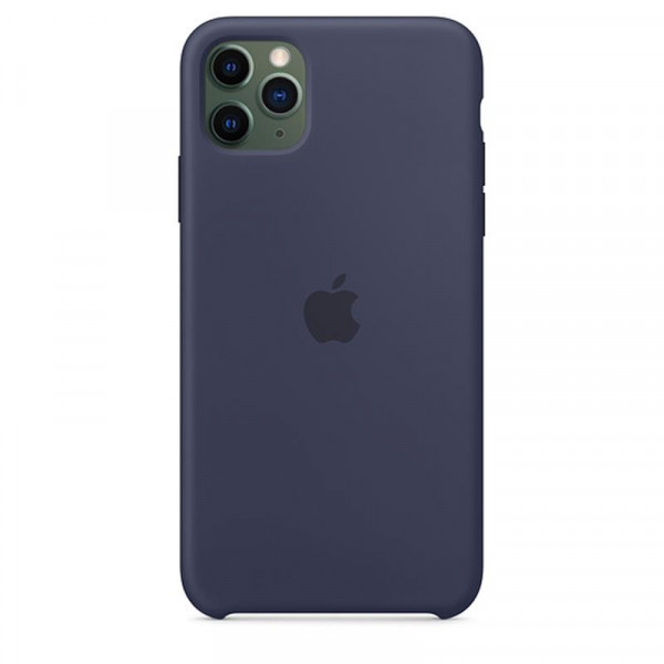 Чохол-накладка Apple Silicone Case для Apple iPhone 11 Pro Max Midnight Blue (MWYW2)