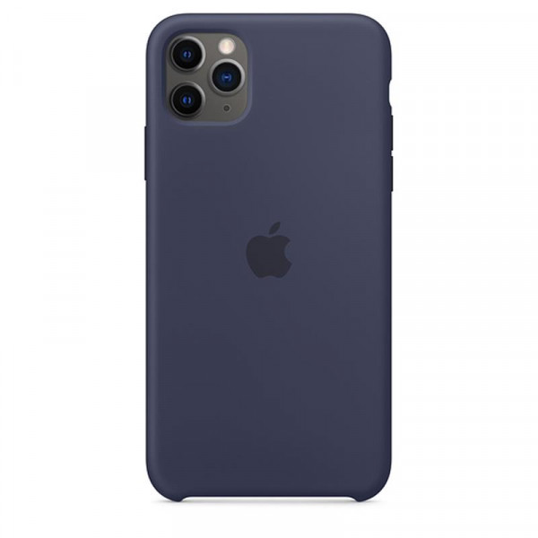 Чохол-накладка Apple Silicone Case для Apple iPhone 11 Pro Max Midnight Blue (MWYW2)