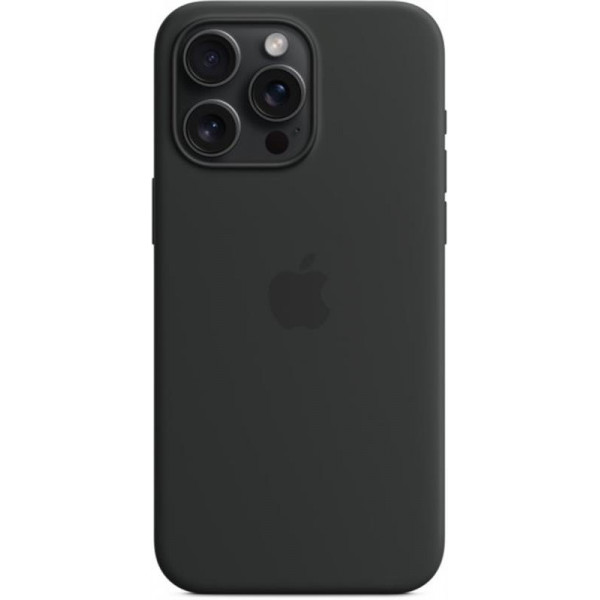 Чохол-накладка Apple Silicone Case with MagSafe для Apple iPhone 15 Pro Max Black (MT1M3)