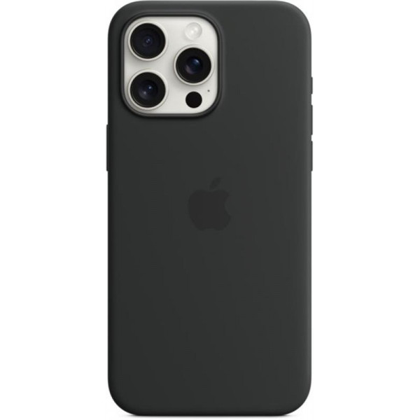 Чохол-накладка Apple Silicone Case with MagSafe для Apple iPhone 15 Pro Max Black (MT1M3)