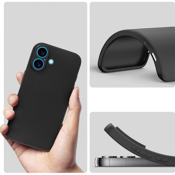 Чохол-накладка BeCover для Apple iPhone 16 Plus Black (712276)