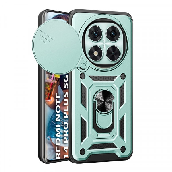 Чохол-накладка BeCover Military для Xiaomi Redmi Note 14 Pro Plus 5G Dark Green (712872)
