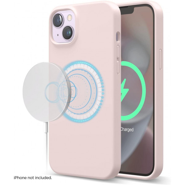 Чохол-накладка Elago Silicone Case with MagSafe для Apple iPhone 14 Plus Lovely Pink (ES14MSSC67-LPK)