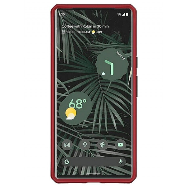 Чохол-накладка ItSkins Hybrid Silk для Google Pixel 6 Pro Red (GG6X-HBURN-CHRD)
