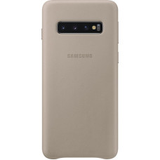 Чохол-накладка Samsung Leather Cover для Samsung Galaxy S10 SM-G973 Gray (EF-VG973LJEGRU)
