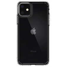 Чохол-накладка Spigen Crystal Hybrid для Apple iPhone 11 Crystal Clear (076CS27086)